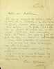 Lettre autographe sign&eacute;e &agrave; Alexandre Dumas. Paul Mahalin (1828-1899), &eacute;crivain, journaliste. 