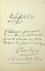 Po&egrave;me autographe sign&eacute;. Clovis Hugues (1851-1907), po&egrave;te, &eacute;crivain, homme politique. 