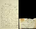 Lettre autographe sign&eacute;e. Paul Janet (1823-1899), philosophe.
