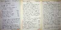 Lettre autographe sign&eacute;e (lot de 3) - Souscription de Comoedia. Paul Fort (1872-1960), po&egrave;te. 