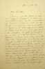 Lettre autographe sign&eacute;e &agrave; Louis Spach. Fran&ccedil;ois G&eacute;nin (1803-1856), journaliste, &eacute;crivain, &eacute;rudit. 
