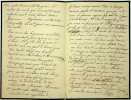 Lettre autographe sign&eacute;e au po&egrave;te Eug&egrave;ne Manuel. Alexandre Weill (1811-1899), &eacute;crivain, journaliste. 