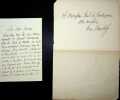 Lettre autographe sign&eacute;e &agrave; L&eacute;on de Laborde. Louis Veuillot (1813-1883), journaliste, &eacute;crivain.