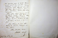 Lettre autographe signée à Salvandy