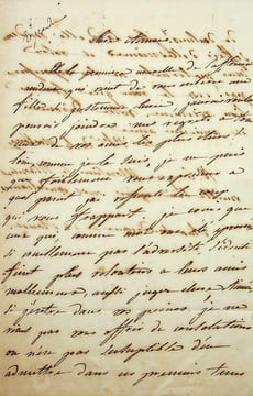 Lettre autographe signée à la princesse d'Eckmuhl. Aglaé Auguié (1782-1854), dame de compagnie des deux impératrices, épouse du maréchal Ney, ...