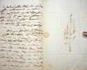 Lettre autographe sign&eacute;e &agrave; la princesse d'Eckmuhl. Agla&eacute; Augui&eacute; (1782-1854), dame de compagnie des deux imp&eacute;ratrices, &eacute;pouse du mar&eacute;chal Ney, ...
