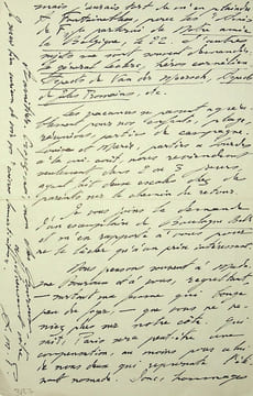Lettre autographe signée au peintre Paul-Adrien Bouroux. André Mabille de Poncheville (1886-1969), poète, écrivain.
