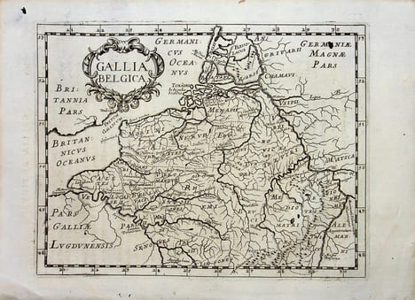 [Philippe Briet, Parallela geographiae veteris et novae] Gallia Belgica - nord de la France et Belgique. . [Philippe Briet, Parallela geographiae ...