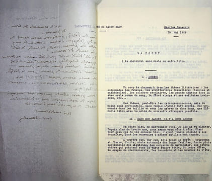 Lettre autographe signée au peintre Paul-Adrien Bouroux. André Dauchez (1870-1948), peintre, graveur, photographie, peintre officiel de la Marine, ...