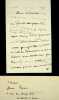 Lettre autographe sign&eacute;e. Pierre-Fran&ccedil;ois Tissot (1768-1854), &eacute;crivain, membre de l'Acad&eacute;mie fran&ccedil;aise. 