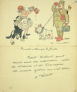 Lettre autographe signée