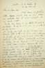 Lettre autographe sign&eacute;e au docteur Jean-Fran&ccedil;ois Robinet. [Positivisme] Richard Congreve (1818-1899), philosophe anglais, figure de proue du ...