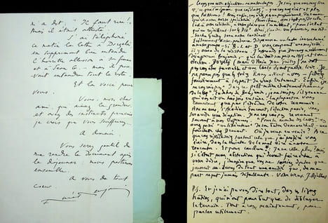 Lettre autographe signée à l'écrivain Léo Larguier. René Benjamin (1885-1948), écrivain, journaliste, prix Goncourt 1915, membre de l'Académie ...