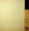 Lettre autographe sign&eacute;e &agrave; l'&eacute;crivain L&eacute;o Larguier. Roland Dorgel&egrave;s (1885-1973), &eacute;crivain, membre de l'Acad&eacute;mie Goncourt.