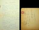 Lettre autographe sign&eacute;e &agrave; l'&eacute;crivain L&eacute;o Larguier. Roland Dorgel&egrave;s (1885-1973), &eacute;crivain, membre de l'Acad&eacute;mie Goncourt.