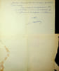Lettre autographe sign&eacute;e &agrave; l'&eacute;crivain L&eacute;o Larguier. Jean Ajalbert (1863-1947), &eacute;crivain, membre de l'Acad&eacute;mie Goncourt. 