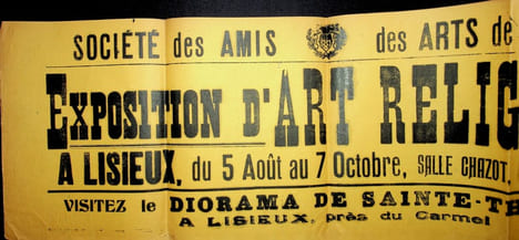 [Lisieux] Affichette pour une exposition. . [Lisieux] Affichette pour une exposition. 