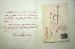 Lettre autographe sign&eacute;e &agrave; Maurice de Fleury. Henri Lavedan (1859-1940), &eacute;crivain, journaliste, membre de l'Acad&eacute;mie fran&ccedil;aise.