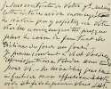 Lettre autographe sign&eacute;e &agrave; Maurice de Fleury. L&eacute;ocadie Boguslawa Zelewska (1838-1924), veuve d'Ernest Feydeau et d'Henry Fouquier. 