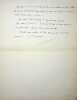 Lettre autographe sign&eacute;e &agrave; Ren&eacute; Maublanc. F&eacute;lix Armand (1901-1963), professeur, militant communiste, adjoint au maire de Vitry-le-Fran&ccedil;ois. 