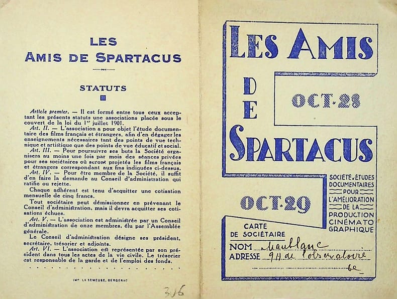 Les Amis de SparTacus. Ren&eacute; Maublanc (1891-1960), philosophe, &eacute;crivain, antifasciste. 