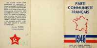 Pi&egrave;ce sign&eacute;e : Carte du parti communiste. Ren&eacute; Maublanc (1891-1960), philosophe, &eacute;crivain, antifasciste. 