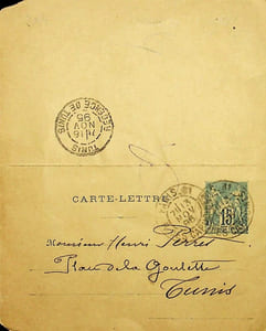 Lettre autographe
