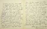 Lettre autographe sign&eacute;e &agrave; Charles Beauverie. H&eacute;l&egrave;ne Bertaux (1825-1909), sculptrice, dite &laquo; Madame L&eacute;on Bertaux &raquo;, fondatrice de Union des femmes ...