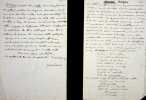 Notes autographes. Auguste de Labou&iuml;sse-Rochefort (1778-1852), po&egrave;te, &eacute;crivain, le &laquo; po&egrave;te de l'hymen &raquo;.