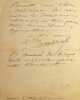Lettre autographe sign&eacute;e &agrave; Ad&egrave;le Toussaint-Samson. Louis Jacolliot (1837-1890), &eacute;crivain, indianiste, premier &agrave; parler d'Asgartha. 