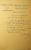 Lettre autographe sign&eacute;e. Ernest Jaubert (1856-1941), po&egrave;te, &eacute;crivain. 