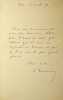 Lettre autographe sign&eacute;e. Pierre Foncin (1841-1916), historien, g&eacute;ographe, professeur. 