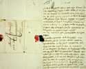 Lettre autographe sign&eacute;e. Gabrielle Pauline de Bouthillier de Chavigny (1735-1822), comtesse d'Adh&eacute;mar, dame de la reine Marie Lecszinska puis de la ...