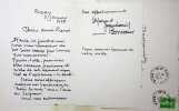 Lettre autographe sign&eacute;e. Jean-Louis Boncoeur (1911-1997), &eacute;crivain berrichon, conteur, com&eacute;dien. 