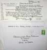 Lettre autographe sign&eacute;e. Jean-Louis Boncoeur (1911-1997), &eacute;crivain berrichon, conteur, com&eacute;dien. 