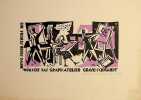 Gravure sign&eacute;e. Hans Schmandt (1920-1993), peintre allemand, graveur. 