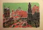 Gravure. Isidore dit Ise Spreekmeester (1914-2000), artiste hollandais. 
