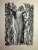 Gravure. Albert DEcaris (1901-1998), artiste, graveur. 