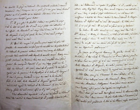 Lettre autographe signée. Georges Darboy (1813-1871), évêque de Nancy puis archevêque de Paris, fusillé par la Commune le 24 mai 1871.