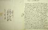 Lettre autographe . Etienne-Antoine Boulogne (1747-1825), &eacute;v&ecirc;que de Troyes. 
