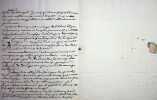 Lettre autographe . Etienne-Antoine Boulogne (1747-1825), &eacute;v&ecirc;que de Troyes. 