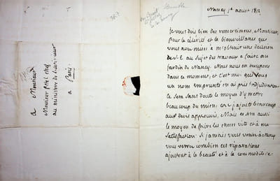 Lettre autographe signée