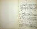 Important ensemble de documents autour du schisme d'Eug&egrave;ne S&eacute;m&eacute;rie. [Positivisme] Jean-Fran&ccedil;ois Robinet (1825-1899), m&eacute;decin, historien, communard, ...