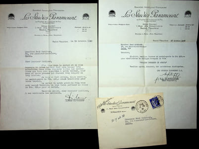 Lettre signée à René Maublanc