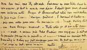 Lettre autographe sign&eacute;e &agrave; Henry Bocage. Albert Delpit (1849-1893), &eacute;crivain, n&eacute; &agrave; la Nouvelle-Orl&eacute;ans (USA).