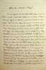 Lettre autographe sign&eacute;e &agrave; Georges Darboy. Georges Darboy (1813-1871), &eacute;v&ecirc;que de Nancy puis archev&ecirc;que de Paris, fusill&eacute; par la Commune le 24 mai ...