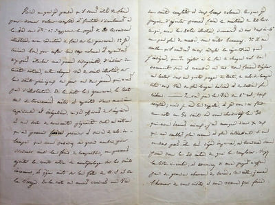 Lettre autographe signée à Ernest Bouju