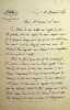 Lettre autographe sign&eacute;e &agrave; Georges Darboy. Georges Darboy (1813-1871), &eacute;v&ecirc;que de Nancy puis archev&ecirc;que de Paris, fusill&eacute; par la Commune le 24 mai ...
