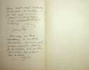 Lettre autographe sign&eacute;e. Fr&eacute;d&eacute;ric Passy (1822-1912), &eacute;conomiste, homme politique, pacifiste, premier prix Nobel de la Paix en 1901.