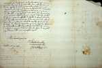 Lettre autographe sign&eacute;e. Jean Sentuary (1711-1784), &eacute;ph&eacute;m&egrave;re gouverneur de la R&eacute;union (Ile Bourbon), avocat au parlement de Bordeaux, p&egrave;re de trois ...